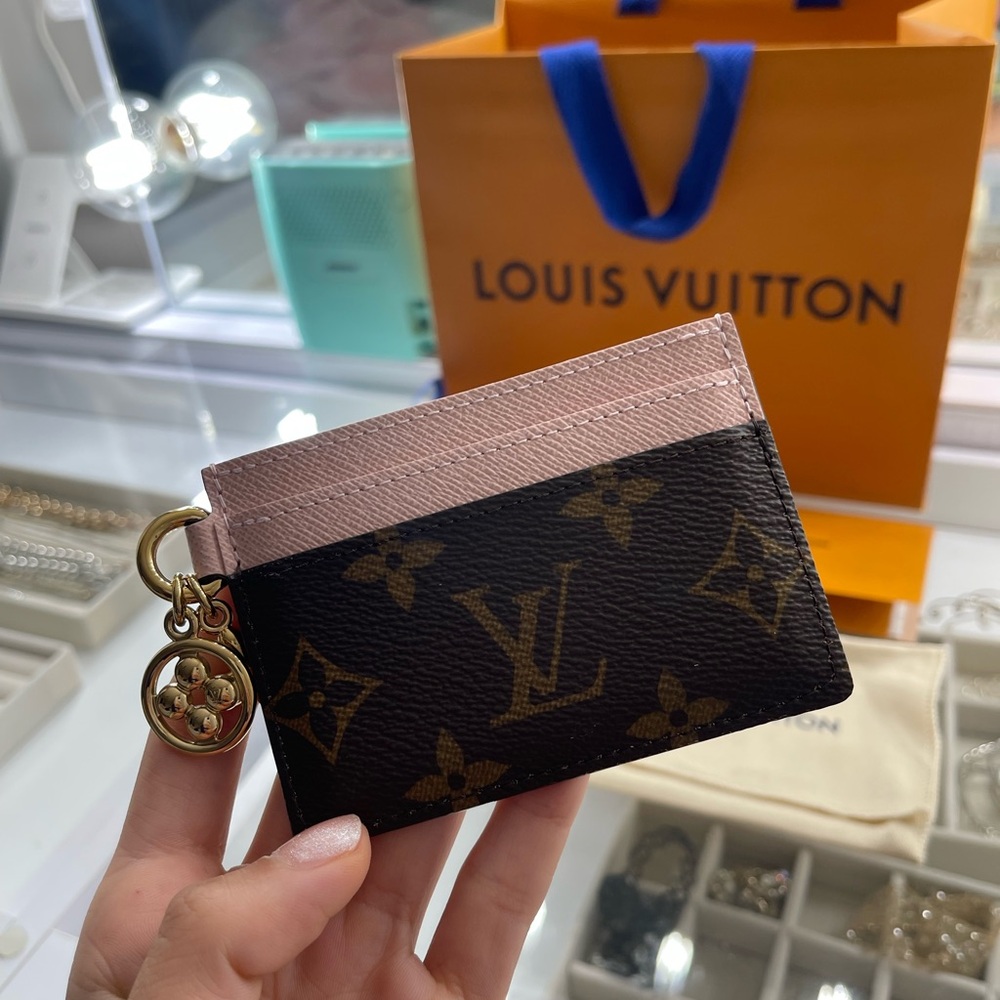 Louis Vuitton Pink Monogram Card Holder